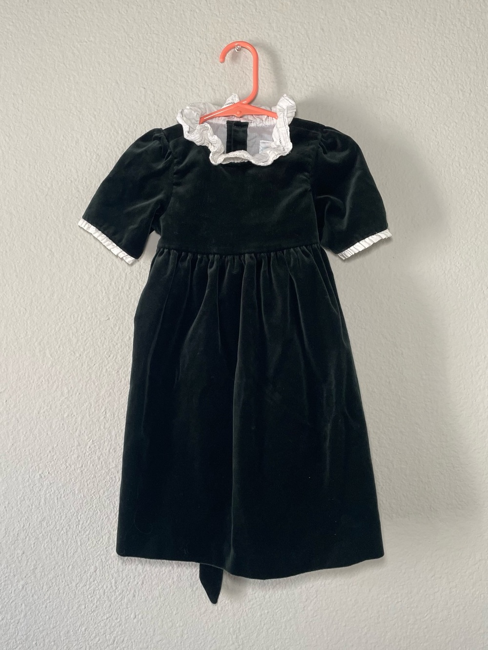 Edgehill Collection Holiday Christmas Dress Dark Green velvet Sz 3T